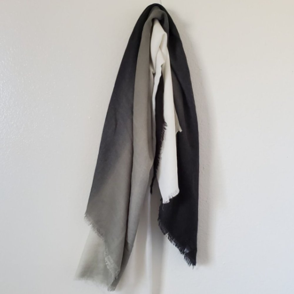 Carly Cushine NWT Grey Horizon Ombre Scarf